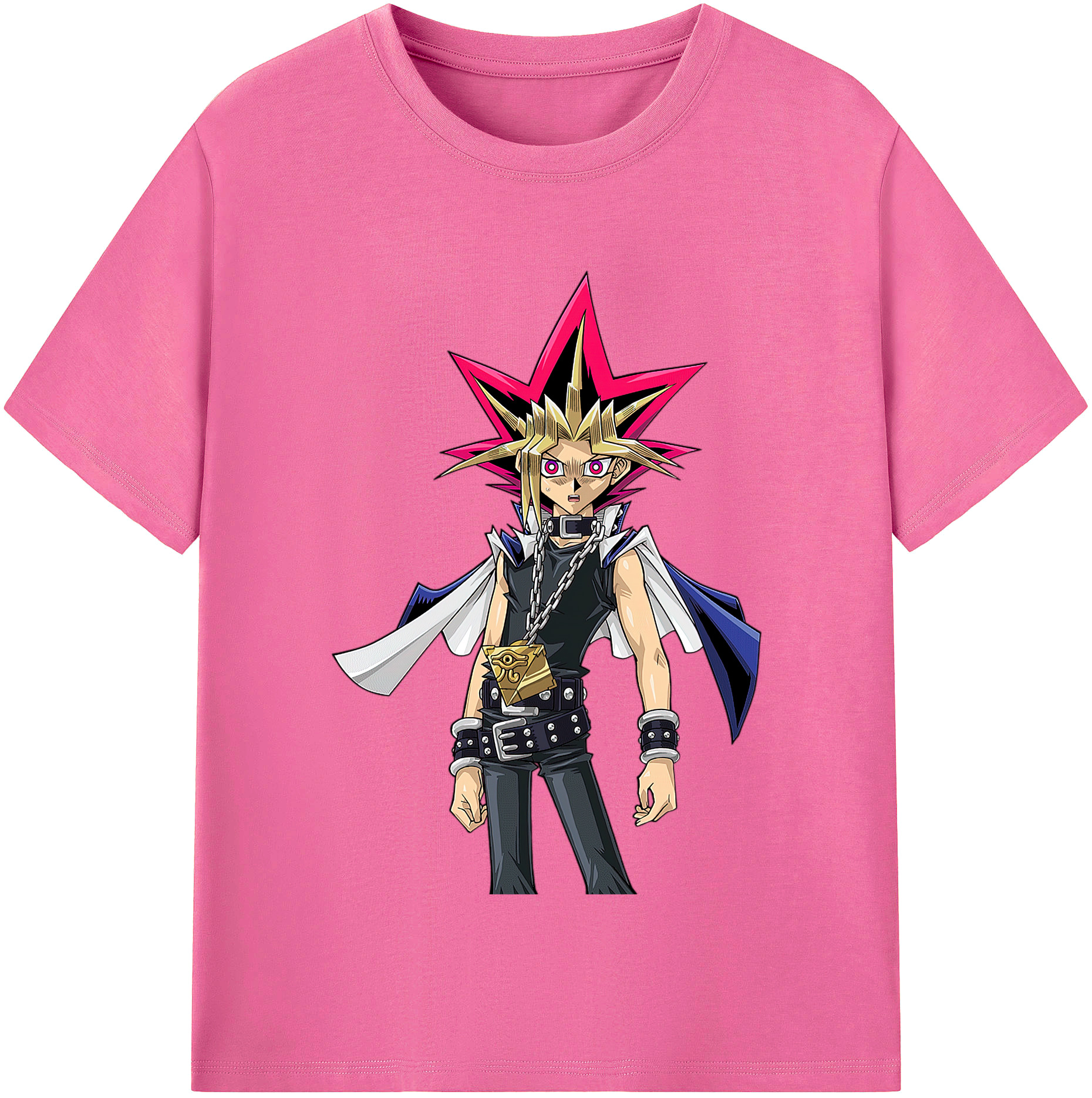 （画像用） 遊☆戯☆王 Yu-Gi-Oh! レディースカジュアルプリントTシャツ（綿100％）